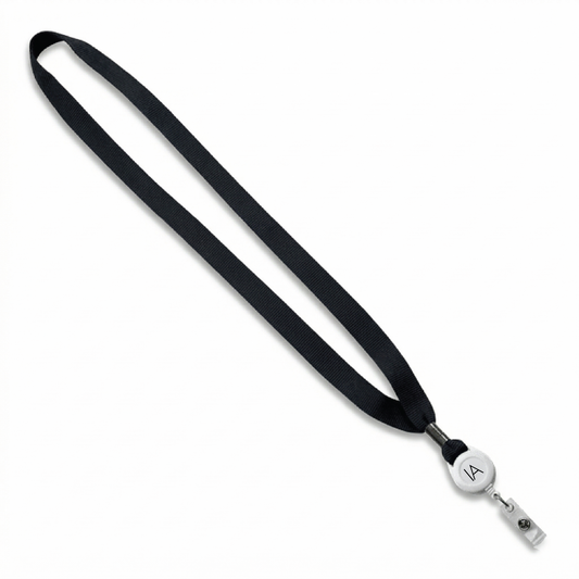5/8" Sublimated Lanyard with Retractable Badge Reel