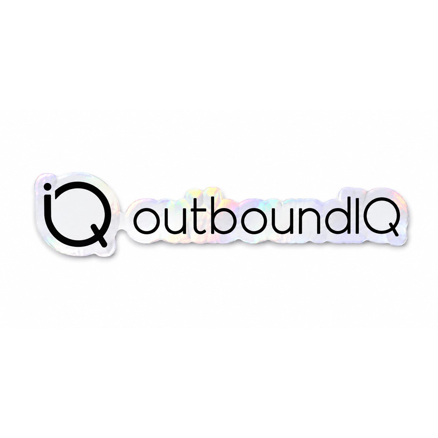 outboundIQ Holographic Die Cut Sticker